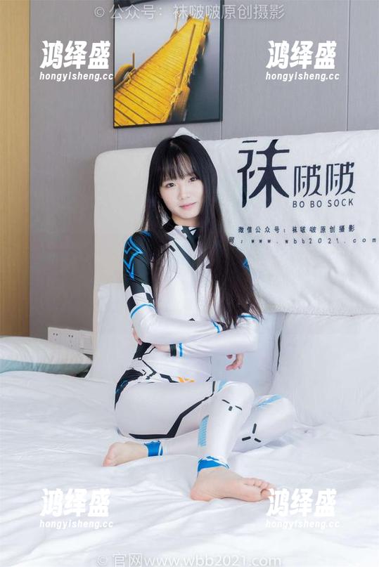 BoBoSocks袜啵啵 - 定制肉色大腿丝，稚予的花絮图片竟然让我有种呼吸加速的感觉！