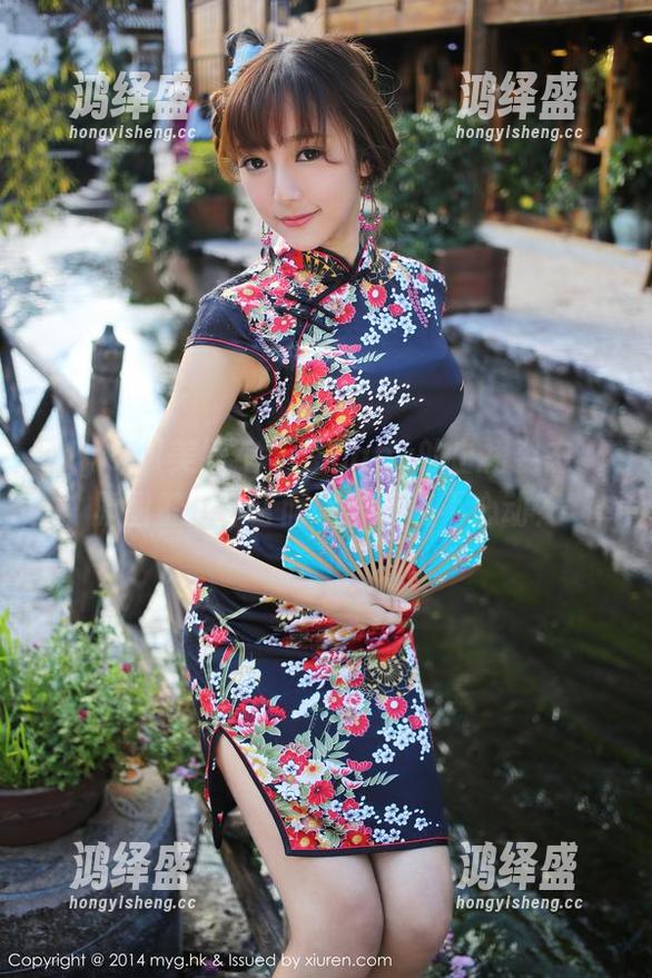 MyGirl美媛馆 - 豆baby的白裙姿态：原图魅力不言而喻，谁能不心动？