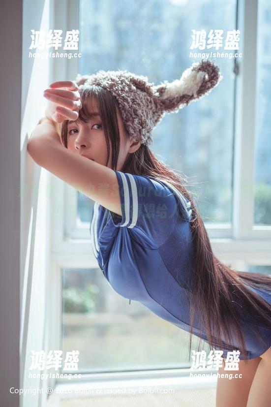 波萝社 - 猫九酱Sakura的毛衣写真：精选瞬间，甜蜜得想给人拉住！
